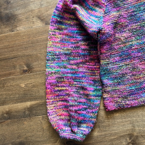 Women’s Willow and Root Multicolored Cropped Sweater - Picture 3 of 4